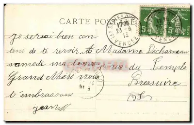 Les Sables-d'Olonne — Ogólny widok plaży — n° 4372 — Rewers