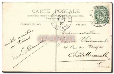 Dinan — Zamek i Fausse-Porte — LL. — Rewers
