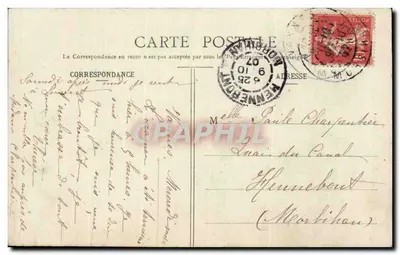 VANNES - A Catedral — Coleção H. Laurent, Port-Louis, n° 26663 — Verso