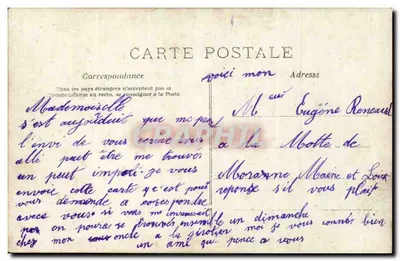 Longe do olho perto do coração — cena romântica — editor J.K. n°310 — Verso