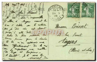 Les MOUTIERS-les-MAUXFAITS — Castelo de Bois-Lambert — editor desconhecido — Verso