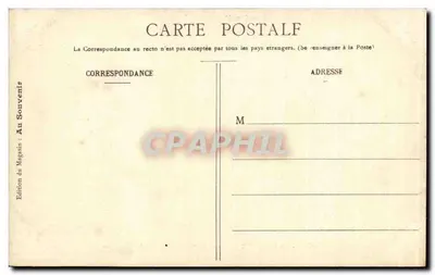 Biarritz Panoramica — Grande Plage i Kasyno — Wydawnictwo Sklepu Au Souvenir — Rewers