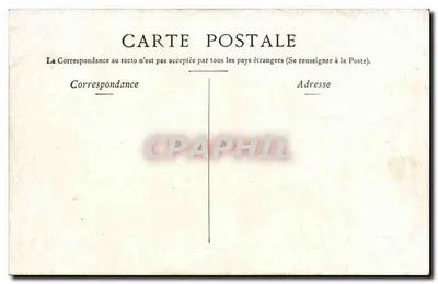 Paris - Boulevard Sebastopol & Place du Châtelet — vista com monumento e omnibus — Verso