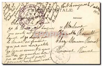 Vaujours — Stara Wieża (zburzona) — Tesnières, wydawca z Vaujonrs — Rewers