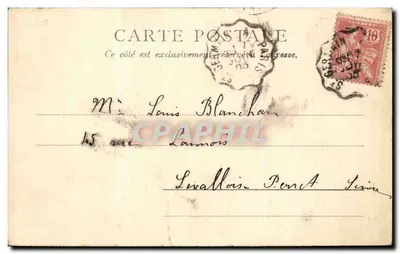 Castelo, fachada principal — Saint-Germain-en-Laye — Paris, n°10158 — Verso