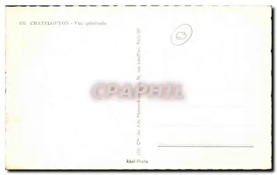 Châtelguyon — Vista geral — Réal-Photo, Paris — Verso