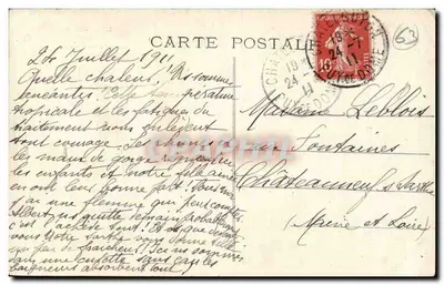 Châtelguyon — Os Grandes Hotéis — L'Auvergne — editor Puy-de-Dôme 389 — Verso