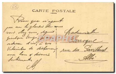 Châtelguyon — Vista geral — J. Goutteau, editor, n° 1342 — Verso