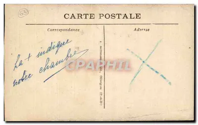 Châtelguyon — Hotel Excelsior — Rue du Parc — G. d'O. — Rewers