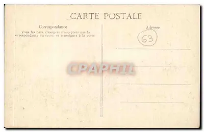 La Bourboule — O Barragem — A Auvergne pitoresca — Verso