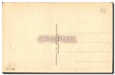 La Bourboule — Plac Joffre i Katedra — Na horyzoncie, Tenon (1.393 m.) — G.d'O — Rewers