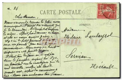 La Bourboule — La Route du Barrage — LL. — N° 61 — Rewers