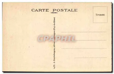 Mont-Dore - La Grande Cascade — L'Auvergne — J. Gouitefangeau, editor — Reverso