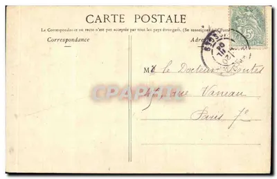 Gérardmer — O Ponte das Fadas — Lib. Léonie Gérardmer - 1904 — Verso