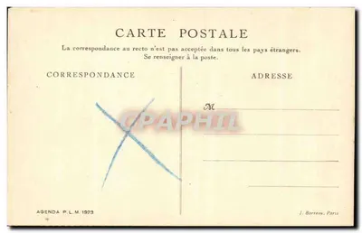 Côte d'Azur — Le Cap Martin — Agenda P.L.M. 1923 — Rewers