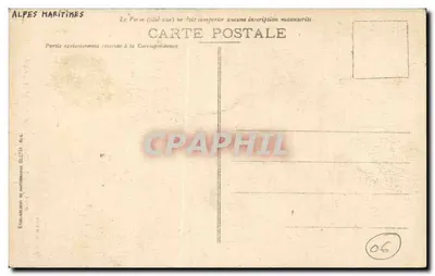 Menton - Most Saint-Louis — Granica Francja-Italia — Wydawnictwo Gilletta n°904 — Rewers