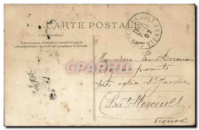 Saint-Adresse — Boulevard Félix-Faure — Verlag E. P. D. Nr. 263 — Rückseite