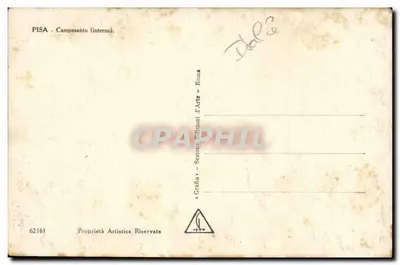 Pisa - Camposanto (wewnętrzny) — wydawca «Grafia» - n° 62161 — Rewers