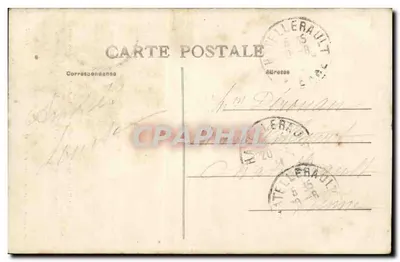 Saint-Rémy-sur-Creuse — A Gruta de N.-D. de Lourdes — A. Ferger, editor em Vellèches (Vienne) — Verso