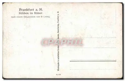 Frankfurt a.M. — Höfchen im Römer — édition de B. Liebig — Rewers