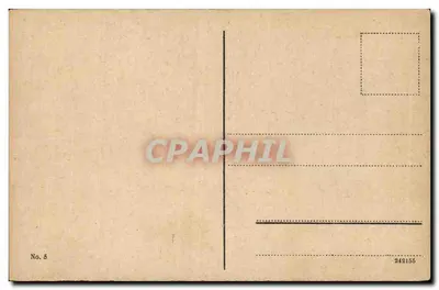 Bacharach - Werner-Kapelle — widok panoramiczny z kościołem i ruinami — wydawca nieznany, nr serii 5 — Rewers