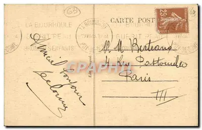 La Bourboule — Ogólny widok — Wydawca: Éd. Courgnol, nr 723 — Rewers