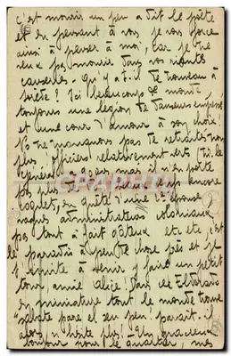 Les Corbières - Camino del castello (Seicento) — Edizione J. Caÿat, Sournia, n°219 — Verso