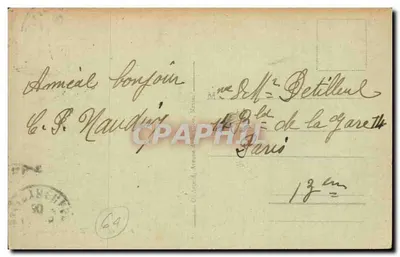 Biarritz - Le Palais — éditeur inconnu, n° 21 — Verso