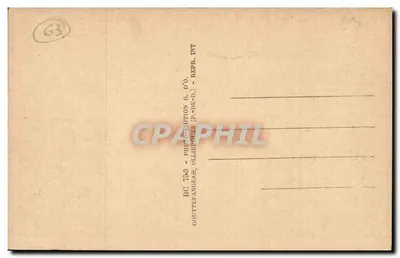 Châtel-Guyon — Algemene uitzicht van het dorp — G. D'O — Achterkant
