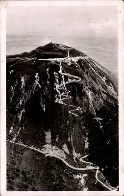 Le Puy-de-Dôme — vista aérea do Col de Ceyssat — editor REAL-PHOTO
