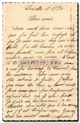 Widok z lotu ptaka z Traveller — wydawca L'AVERSE - AMPHERT, nr 1000 — Rewers