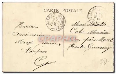 Wodospad Vernière — Piekna Auvergne — nr 10 — wydawca nie widoczny — Rewers