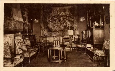 Castelo de Castelnaud, perto de Bretenoux (Lot) — Sala de Luynes — Editor: Les Belles Cartes Illustrées « Flim »