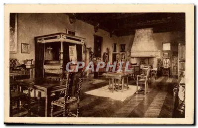 Castelo de Castelnaud, perto de Bretenoux (Lot) — Sala dos Estados Antiga — Editora: Les Belles Cartes Illustrées « Flim »