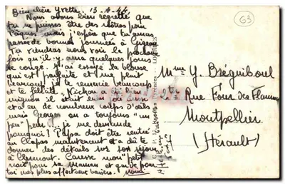 Le Royat - Le Paradis — wydawca C.d.P. n° LL — Rewers