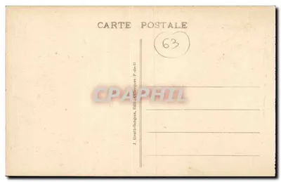 Royat — Panoramiczny widok na Royat i Clermont-Ferrand — g. d'o. - 1193 — Rewers