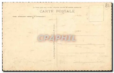 Rua pitoresca do VIEUX ROYAT — editor J. Goultfangean, n° 435 — Verso
