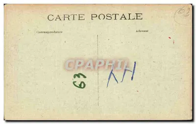 Sąd w Riom — Piękna Auvergne — wydawca V.P.D. nr 03 — Rewers