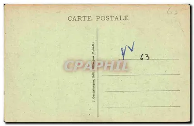 Kort Hôtel Arnoux de Maison-Rouge — Riom (Puy-de-Dôme) — J. Gouuteaufages, Édit. P.-de-D.) — Rewers