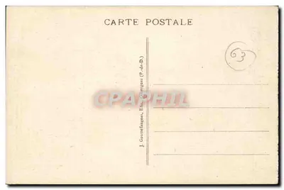 Thiers — De cascade van Creux de l'Enfer — Auvergne, uitgever a.d'o., n° 239 — Achterkant
