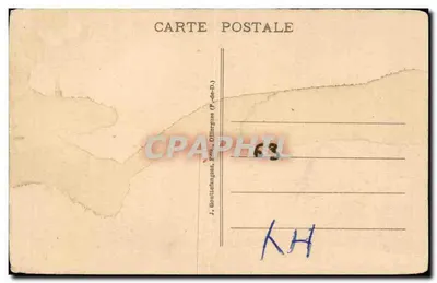 LAC CHAMBON - La Playa y sus Bañistas — G.d'O. - 1465 - L'Auvergne Poétique — Reverso