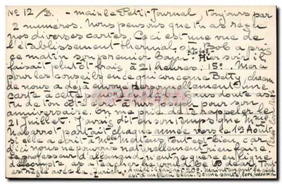 Ax-les-Thermes — Estabelecimento Sire ou du Breuil — Fototipia Labouche Frères, Toulouse, n°214 — Verso