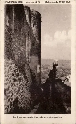 A Auvergne — Castelo de Murols — J. Gontierlangeas, editora Olliergues (P.-de-D.)