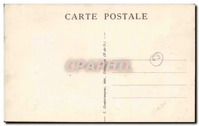 A Auvergne — Castelo de Murols — J. Gontierlangeas, editora Olliergues (P.-de-D.) — Verso