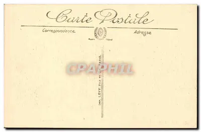 Vezelay — Widok z drogi okrężnej — wydawnictwo luksusowe Tridon-Gallot, Auxerre — Rewers