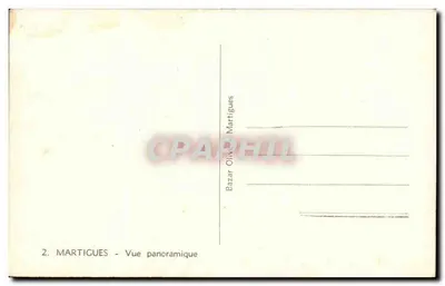 Martigues — Widok panoramiczny — Bazar Olive — Rewers