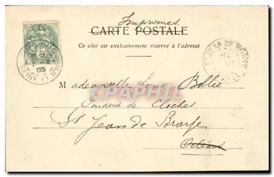 Provins - Dôme de St-Quiriace — A. Vernant édit. — Verso