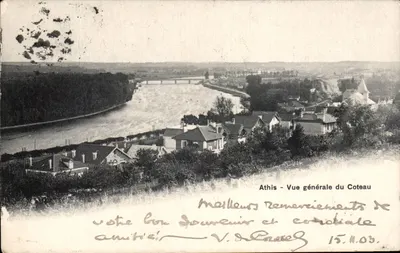 Athis — Vista geral do Coteau — A. Breger Frères, Fototipo