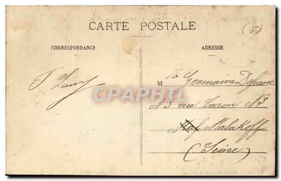 Commercy — O fundo do Castelo Bercheny e a Igreja — Thénot, livreiro, Commercy, fotógrafo — Verso
