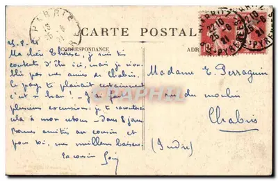 Biarritz - La Côte des Basques et les Pyrénées — L. Jugand, photo, n°134 — Verso